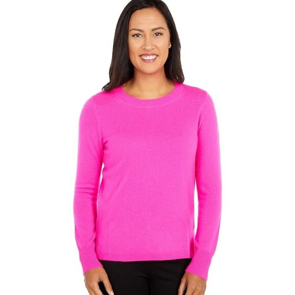 J. Crew Sweaters - J.Crew Pink 100% Cashmere Crew Neck Sweater Size XS 23088